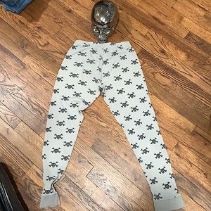 skull cotton pajama pant